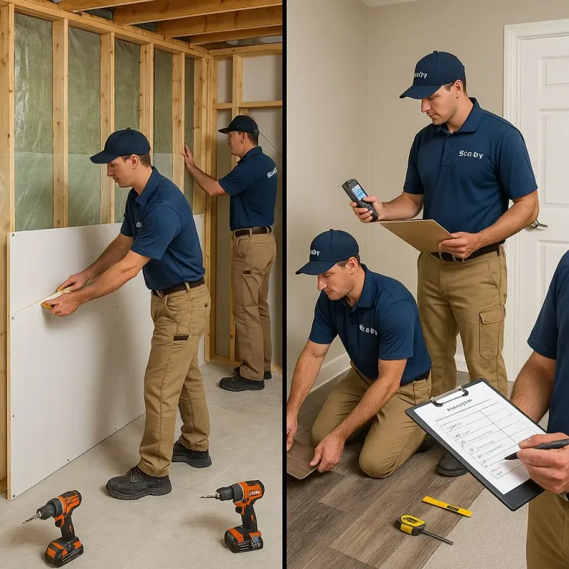 Repairs and Reconstruction process in Honea Path, SC